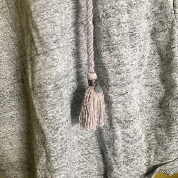 We The Free Grey Blouse Tassel Size Medium - Picture 3 of 7